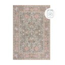 Világoszöld mosható szőnyeg 152x230 cm Una Floral – Flair Rugs