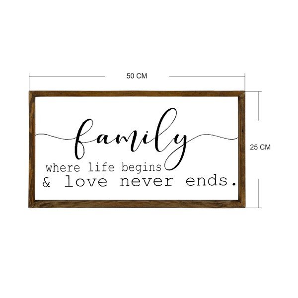 Family falikép, 50 x 25 cm - Kate Louise-image-3