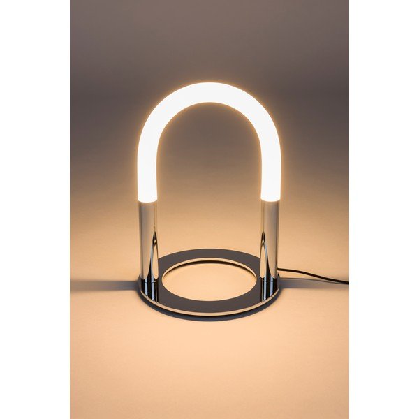 Ezüstszínű fém LED dimmelhető asztali lámpa (magasság 36 cm) Arch – Zuiver-image-4