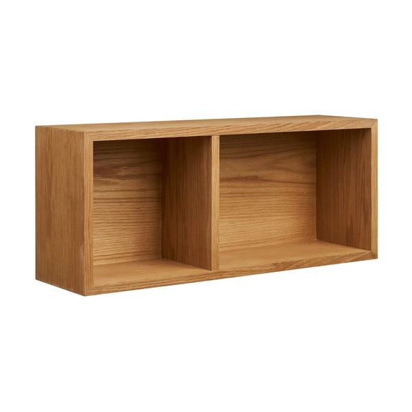 Natúr színű többszintes fali polc tölgyfa dekorral 71 cm Oshawa – House Nordic-image-3