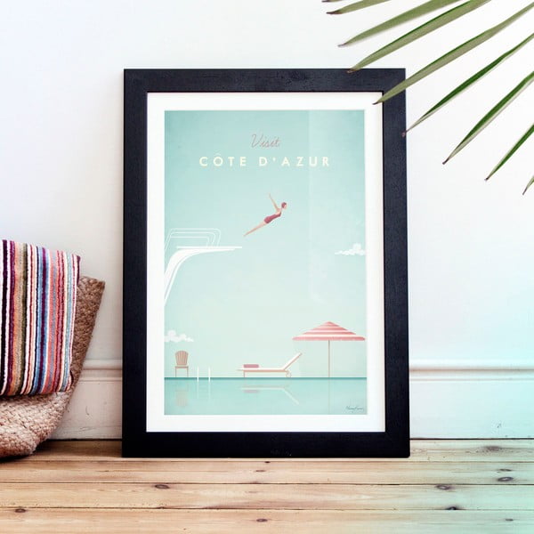 Poszter Azur, 50x70 cm - Travelposter-image-1