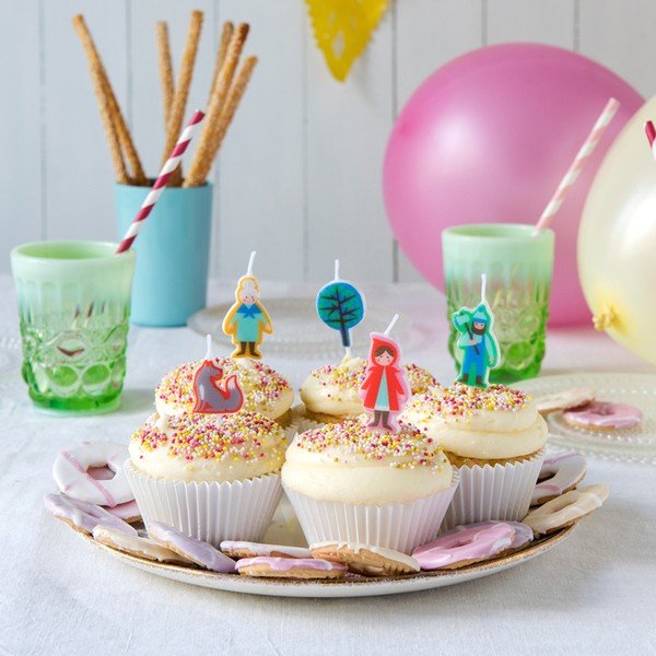 Red Riding Hood 5 db-os gyertyakészlet Piroskás motívummal - Rex London-image-3