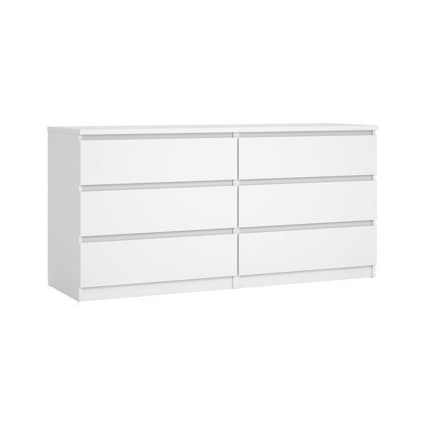 Fehér komód 154x76x50 cm Naia – Tvilum