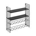 Fali polcos elem palacktartóval - Metaltex