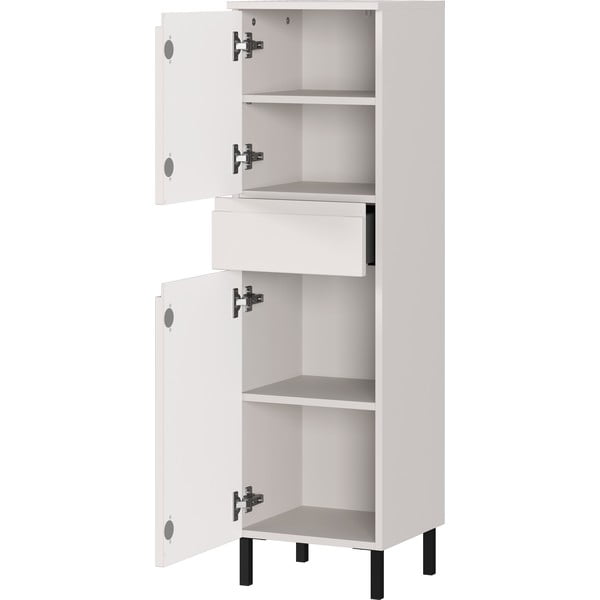 Krémszínű magas-keskeny fürdőszoba szekrény 34x120 cm Salinas – Germania-image-3