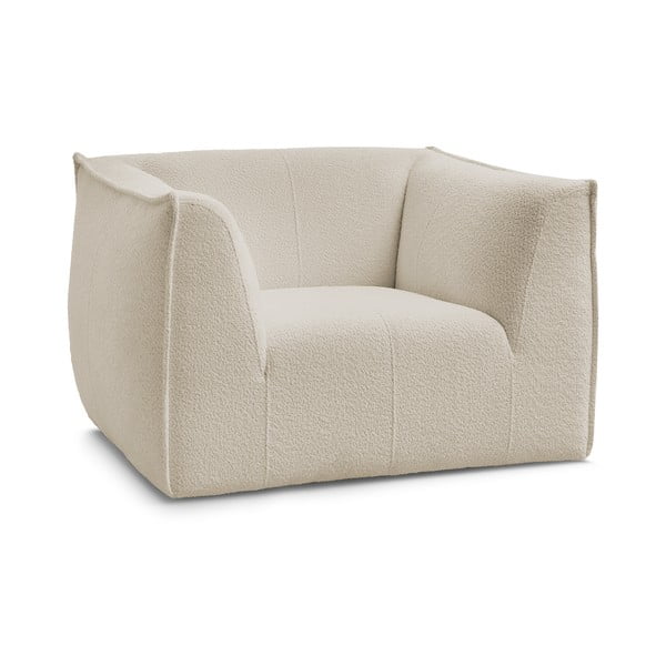 Bézs buklé fotel Giorgia – Bobochic Paris