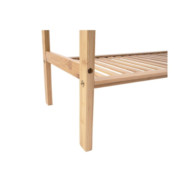 Natúr színű bambusz ülőkés cipőtartó Dure – Leitmotiv-image-2