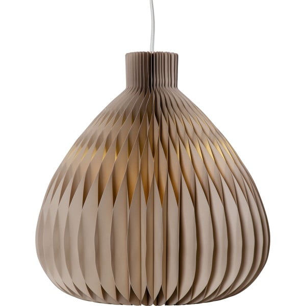 Világosbarna lámpabúra ø 38 cm Honeycomb – Star Trading-image-2