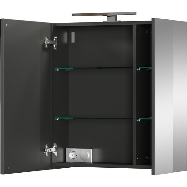 Szürke fürdőszoba szekrény 60x71 cm – Germania-image-3