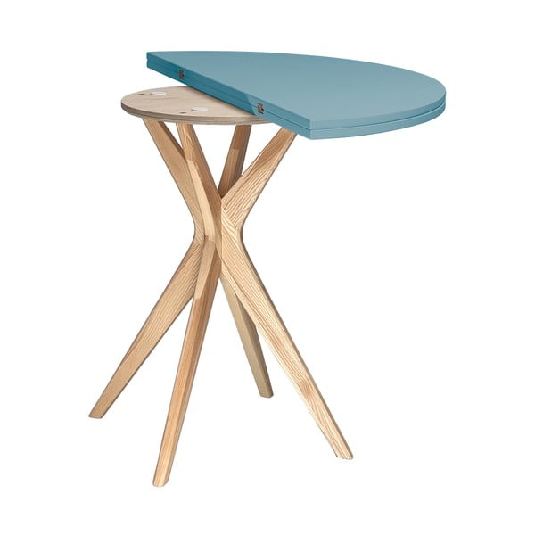 Kerek bővíthető étkezőasztal 45x90 cm Jubi – Ragaba-image-3