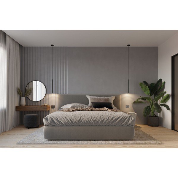 Fideus Single fekete függőlámpa - Sollux-image-3