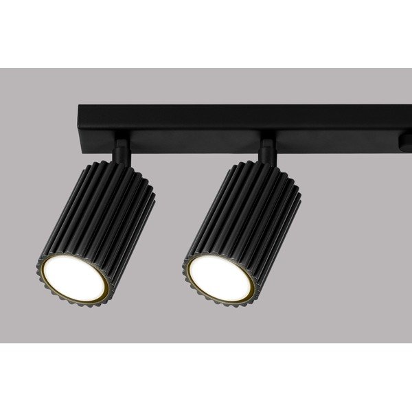 Fekete spotlámpa 6,5x117 cm Gleam – Sollux-image-3