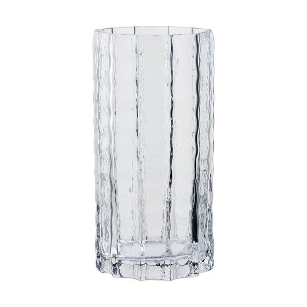 Szürke üveg váza (magasság 20 cm) – House Nordic