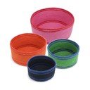 Juta tárolókosár szett 4 db-os ø 23x11 cm – Rex London