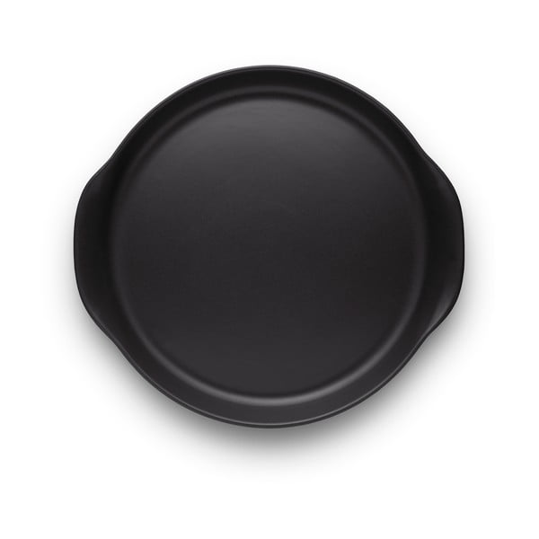 Nordic fekete agyagkerámia szervírozó tányér, ø 30 cm - Eva Solo