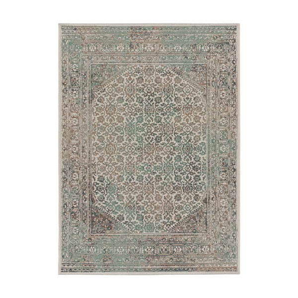 Lucca bézs-zöld kültéri szőnyeg, 65 x 200 cm - Universal