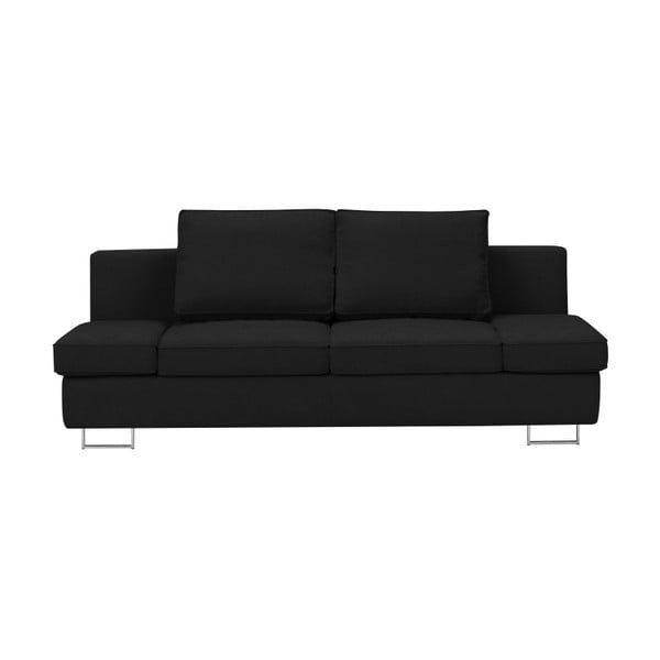 Iota fekete kétszemélyes kinyitható kanapé - Windsor & Co Sofas