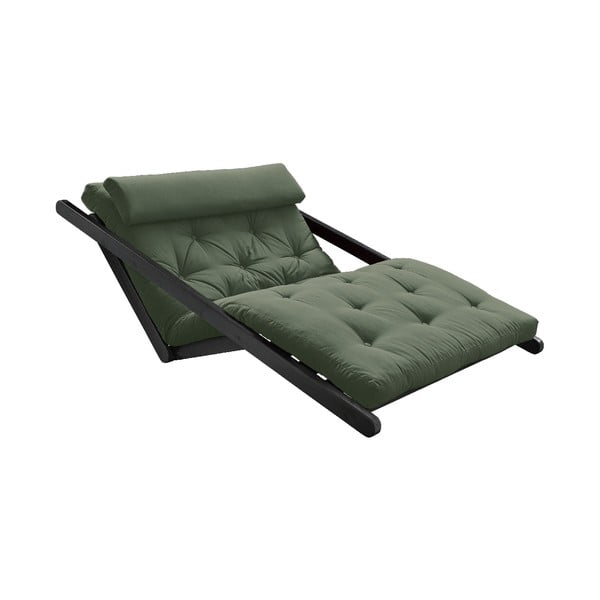 Figo Black/Olive Green zöld kinyitható kanapé - Karup Design