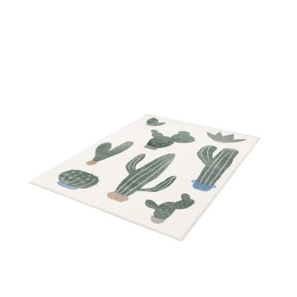 Zöld-elefántcsont színű gyerek szőnyeg 120x170 cm Cacto Malachite – FD-image-4