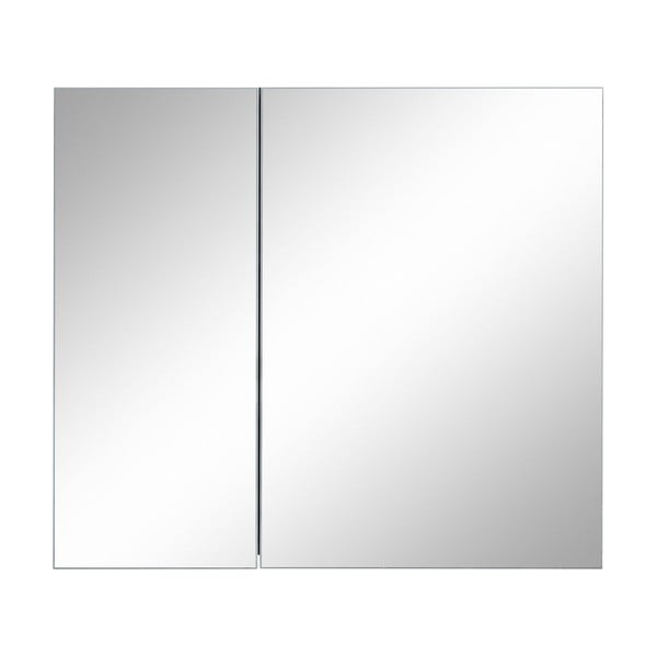 Wisla fehér fali fürdőszobai szekrény tükörrel, 80 x 70 cm - Støraa-image-1