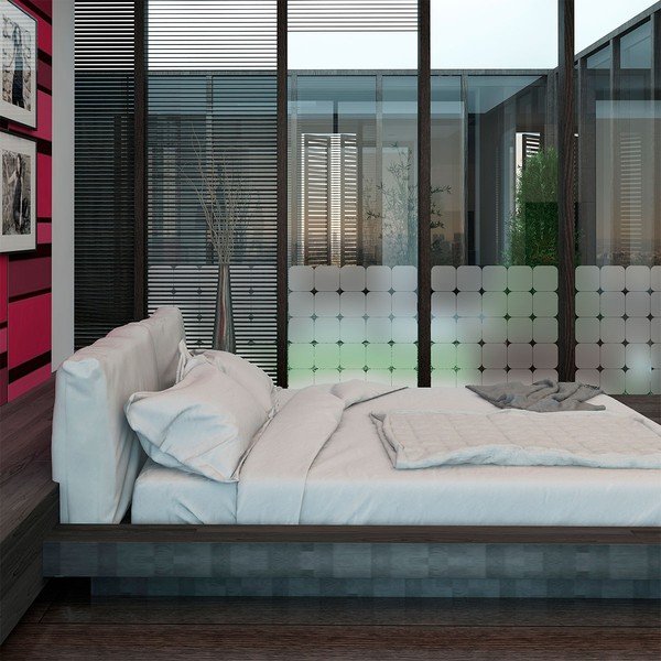 Matrica szett ablakra 50 db-os 10x10 cm Square Blackout – Ambiance-image-4