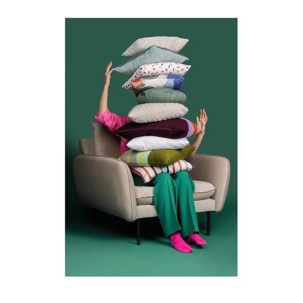 Vienna bézs bársony fotel - Cosmopolitan Design-image-1