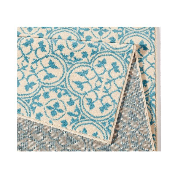 Gloria Pattern kék szőnyeg, 80 x 150 cm - Hanse Home-image-2