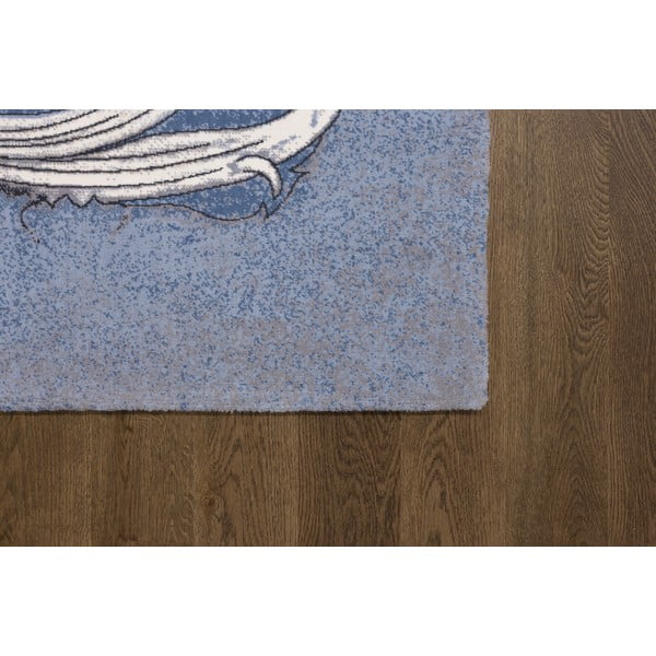 Kék gyapjú szőnyeg 130x190 cm Mawson – Agnella-image-2