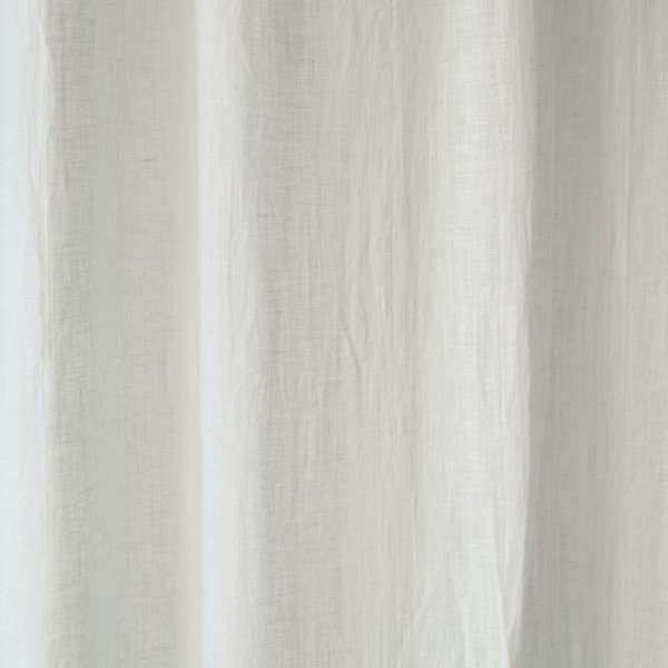 Daytime középen elhúzható fehér vászonfüggöny, 275 x 130 cm - Linen Tales-image-2