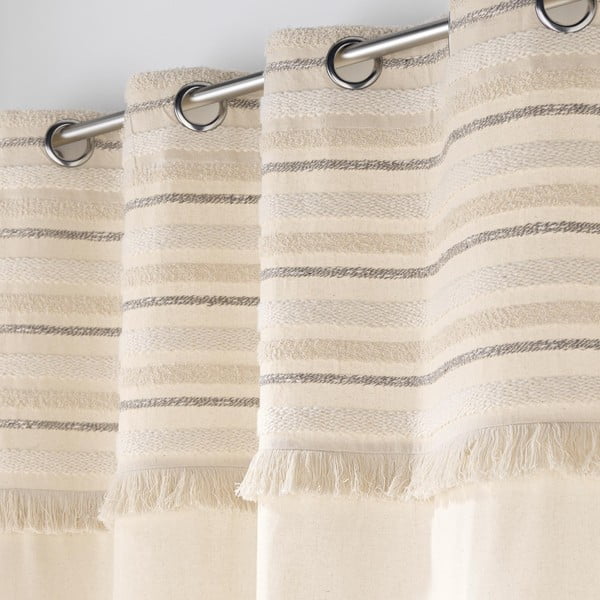 Natúr színű függöny 140x180 cm Atlas – douceur d'intérieur-image-1