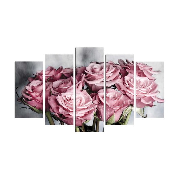Bouquet többrészes kép, 110 x 60 cm