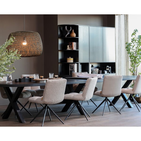 Bézs forgó étkezőszék Vinny – WOOOD-image-1