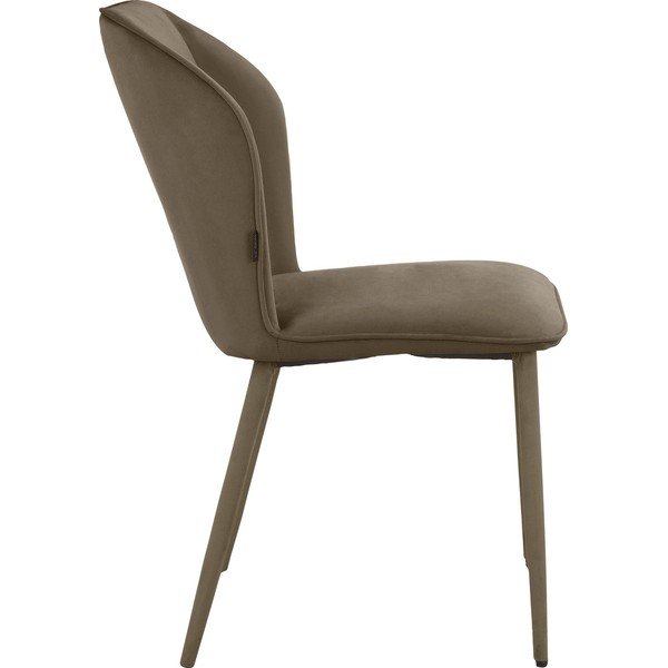 Barna bársony étkezőszék szett 2 db-os Wilma – Støraa-image-3