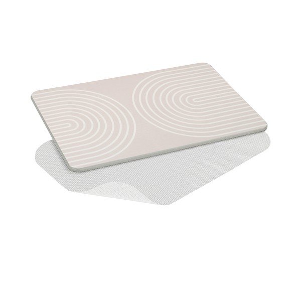 Bézs kovaföld fürdőszobai kilépő 39x60 cm Nazca – Wenko-image-2