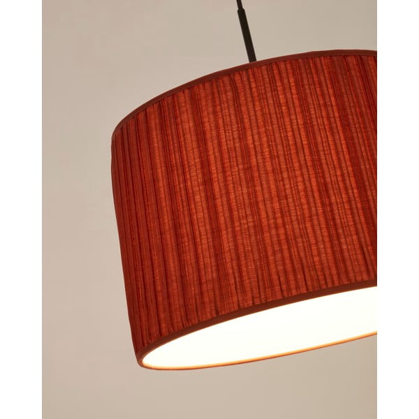 Piros textil lámpabúra ø 50 cm Guash – Kave Home-image-2