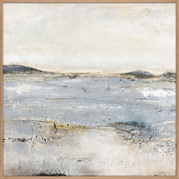 Kézzel festett kép 100x100 cm Trace Of Nature – Malerifabrikken