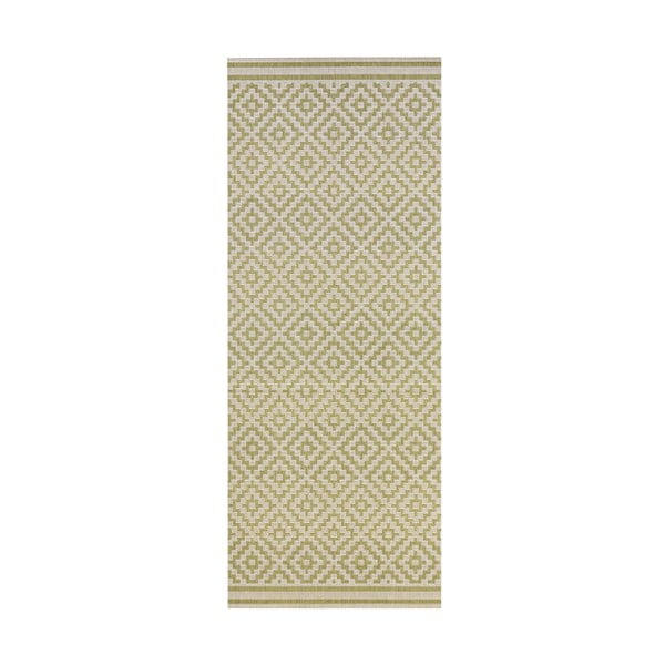 Karo zöld kültéri szőnyeg, 80 x 150 cm - Bougari