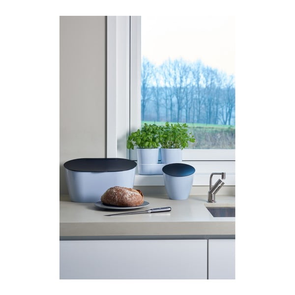 Calypso kisméretű fekete szemeteskosár a konyhapultra, 2,2 l - Mepal-image-1