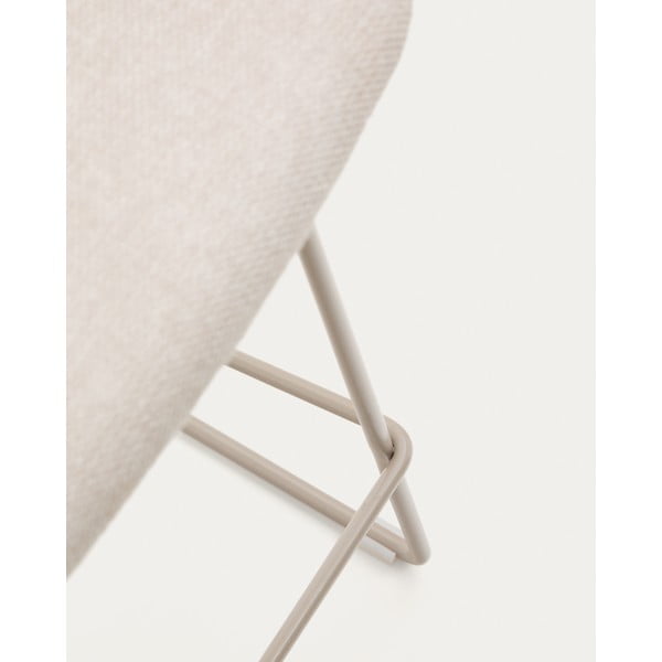 Bézs bárszék (ülésmagasság 76 cm) Zahara – Kave Home-image-2