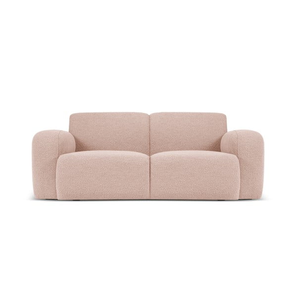 Rózsaszín buklé kanapé 170 cm Molino – Micadoni Home
