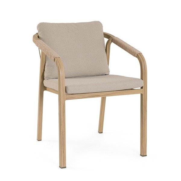 Natúr színű fém kerti szék Kalimera – Bizzotto