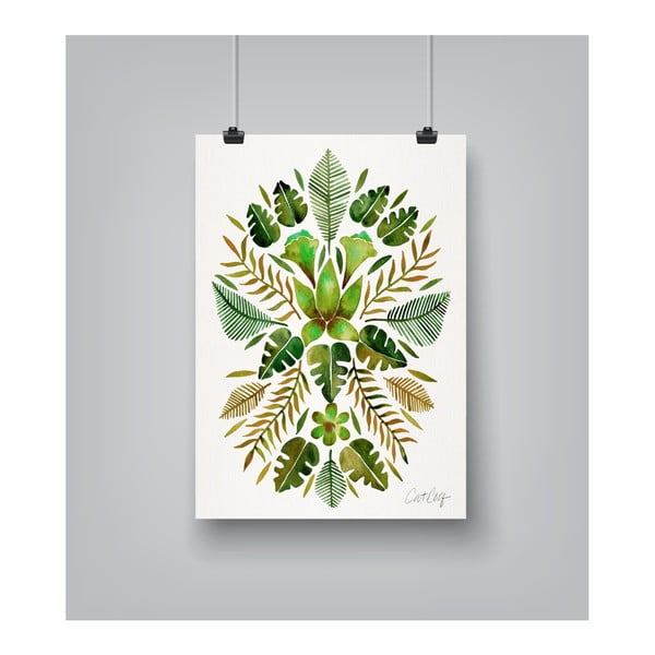 Tropical Symmetry by Cat Coquillette 30 x 42 cm-es plakát