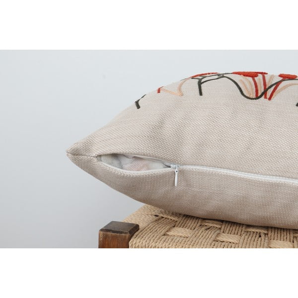 Len díszpárna 43x43 cm Straw – Mioli Decor-image-4