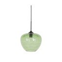 Zöld mennyezeti lámpa üveg búrával ø 30 cm Mayson – Light & Living