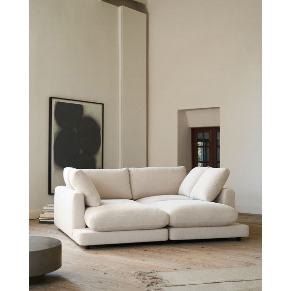 Krémszínű kanapé 210 cm Gala – Kave Home-image-2