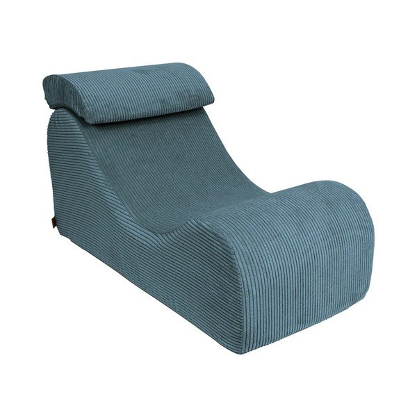 Türkiz kordbársony gyerek fotel Wave – Meowbaby-image-3