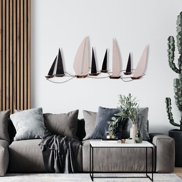 Fém fali dekoráció 117x52 cm Ocean – Wallity-image-1