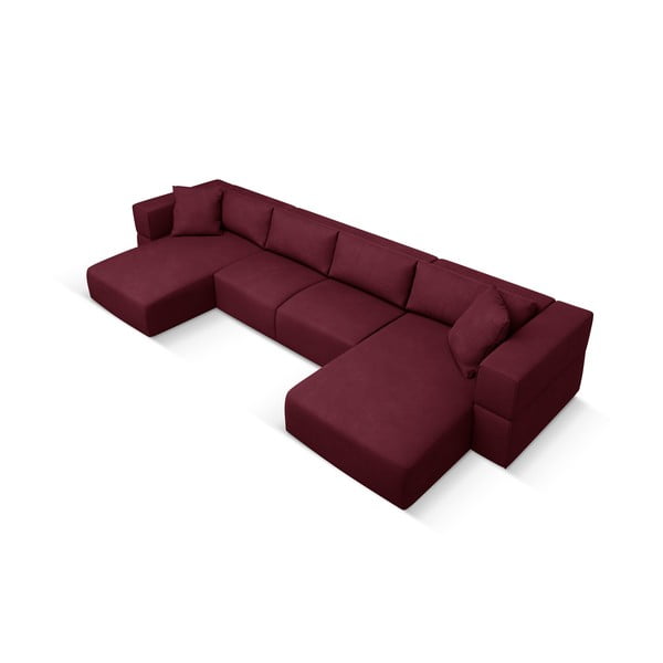 Borvörös sarokkanapé ("U" alakú) Esther – Milo Casa-image-2