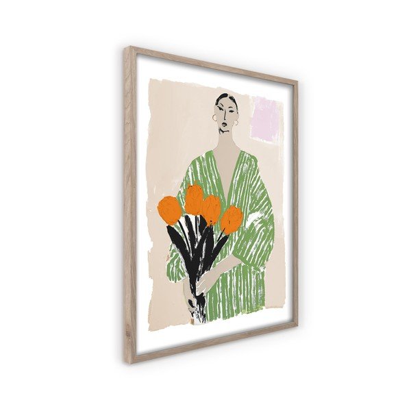 Nyomtatott keretezett kép 50x70 cm Stella – Styler-image-3