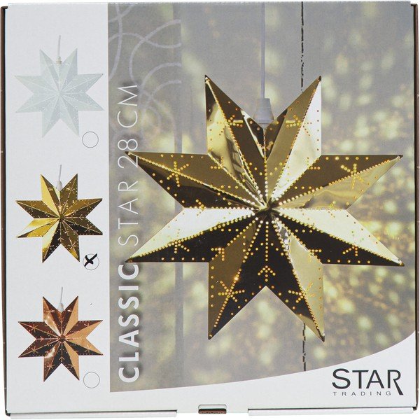 Karácsonyi aranyszínű fénydekoráció Classic - Star Trading-image-3